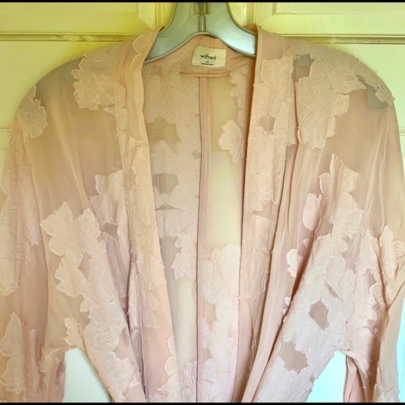 NEW Aritzia Wilfred Durante Jacket Robe in PINK - Picture 7 of 9